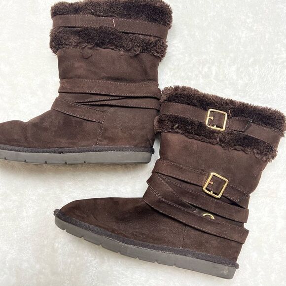 Michael kors brown boots size 3 - Picture 1 of 9